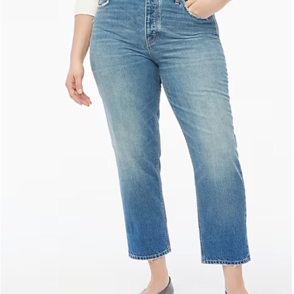 J. Crew Factory Premium Edition straight jean with button fly - Picture 4 of 7